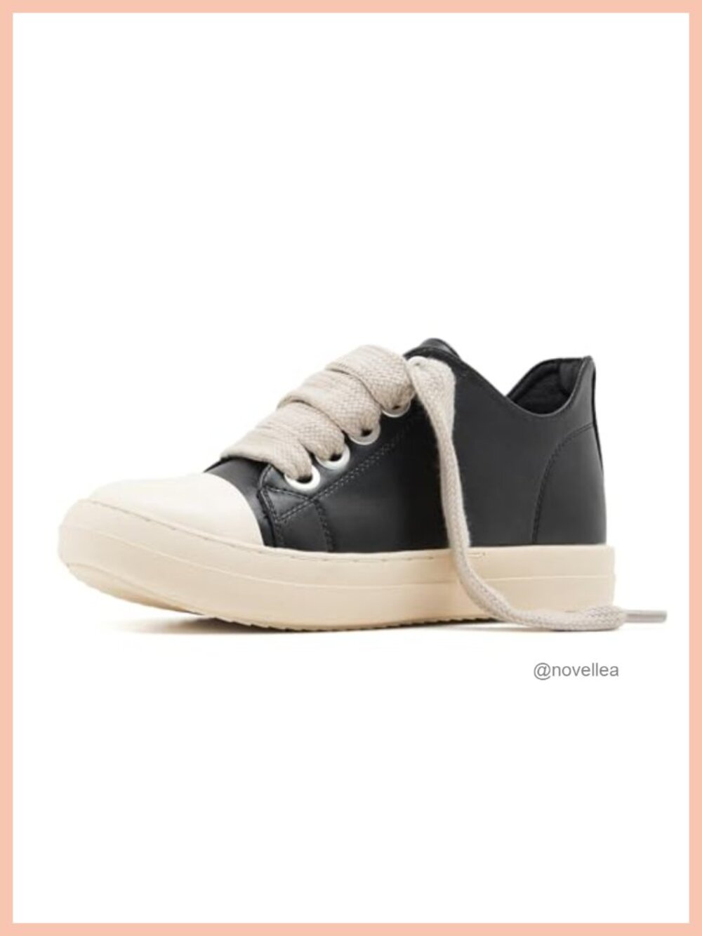 Women's Platform Low Top Sneakers Jumbo Lace-Up Comfort Walking Shoes Canvas